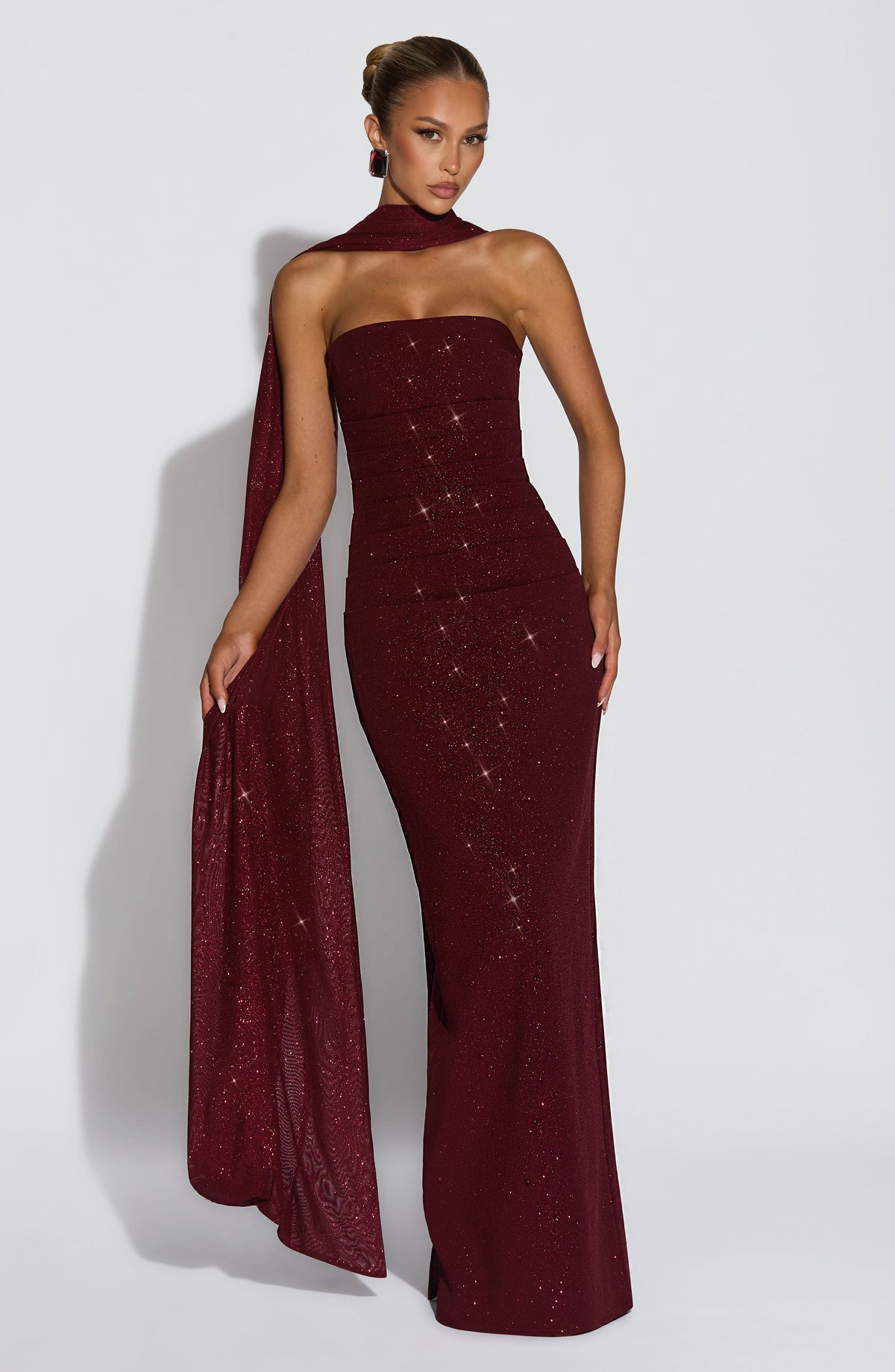 Vestido Maxi con Brillo Tamara Alma