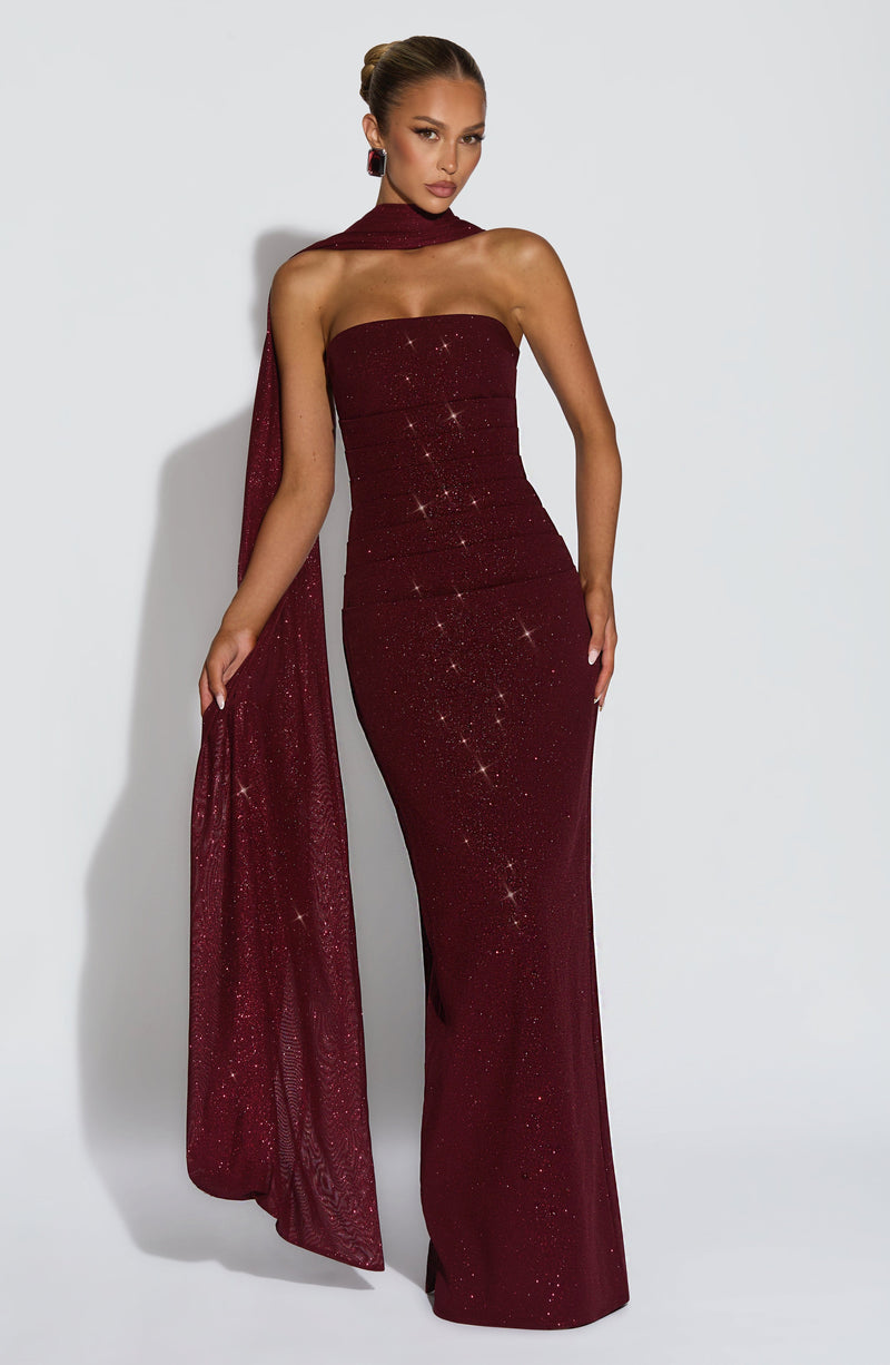 Vestido Maxi con Brillo Tamara Lucia