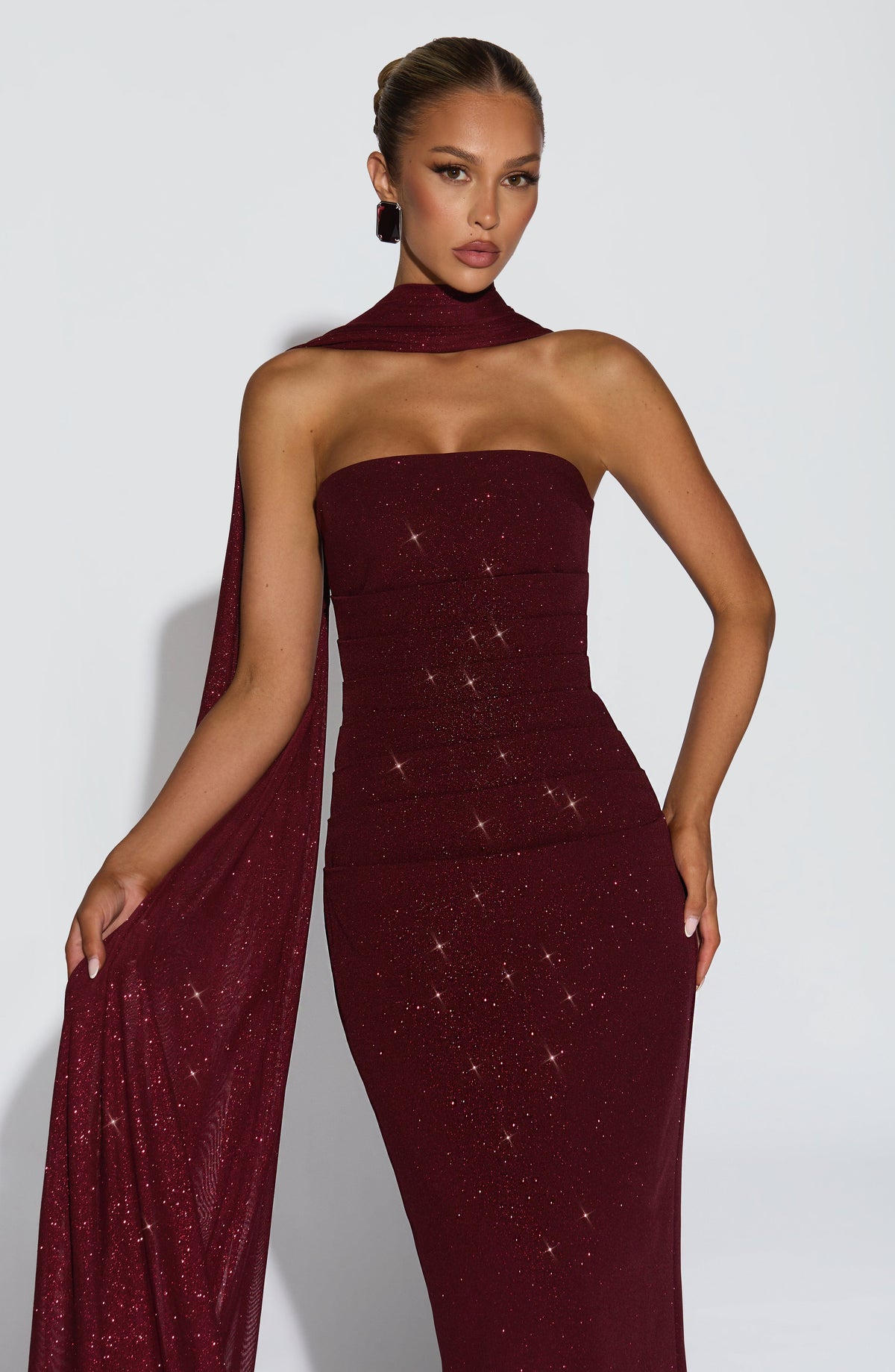 Vestido Maxi con Brillo Tamara Lucia