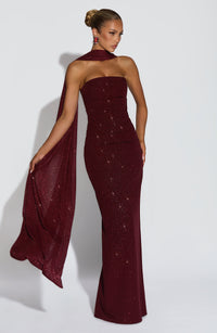Vestido Maxi con Brillo Tamara Lucia