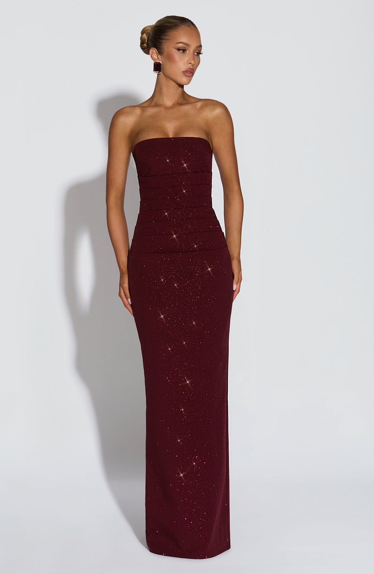 Vestido Maxi con Brillo Tamara Alma