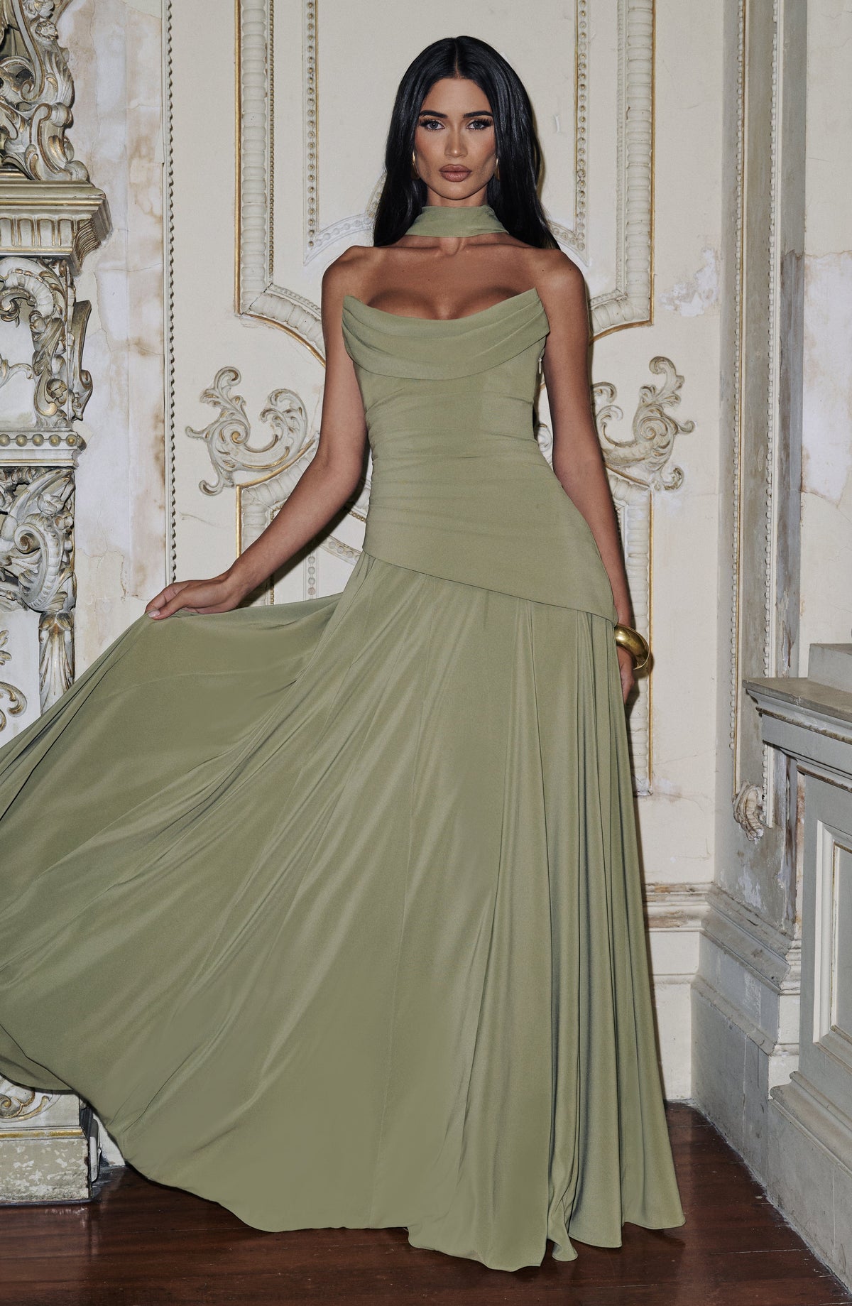 Vestido Maxi Corsé Ona