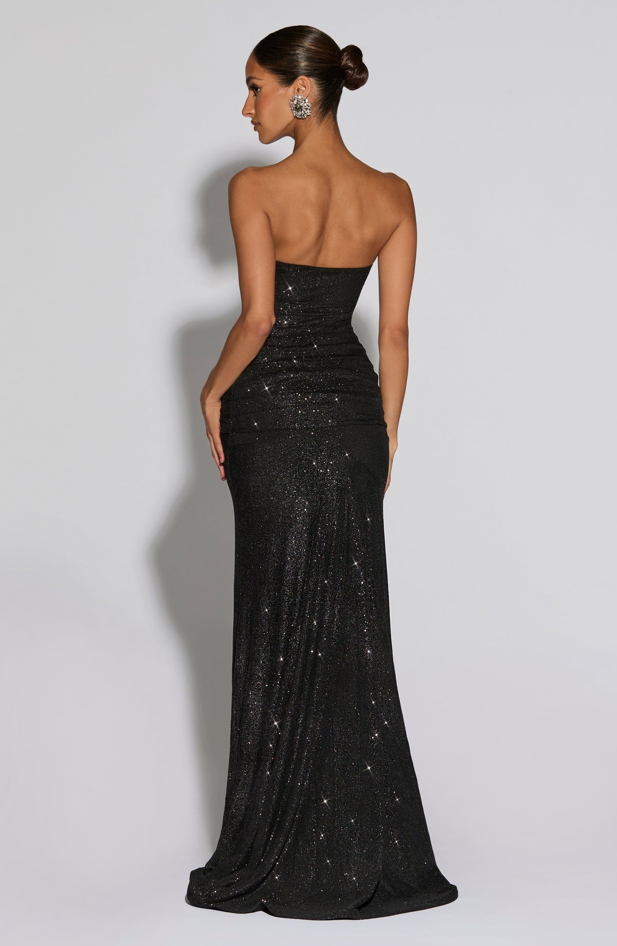 Vestido Maxi con Brillo Silvia