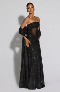 Vestido Maxi con Brillo Berta