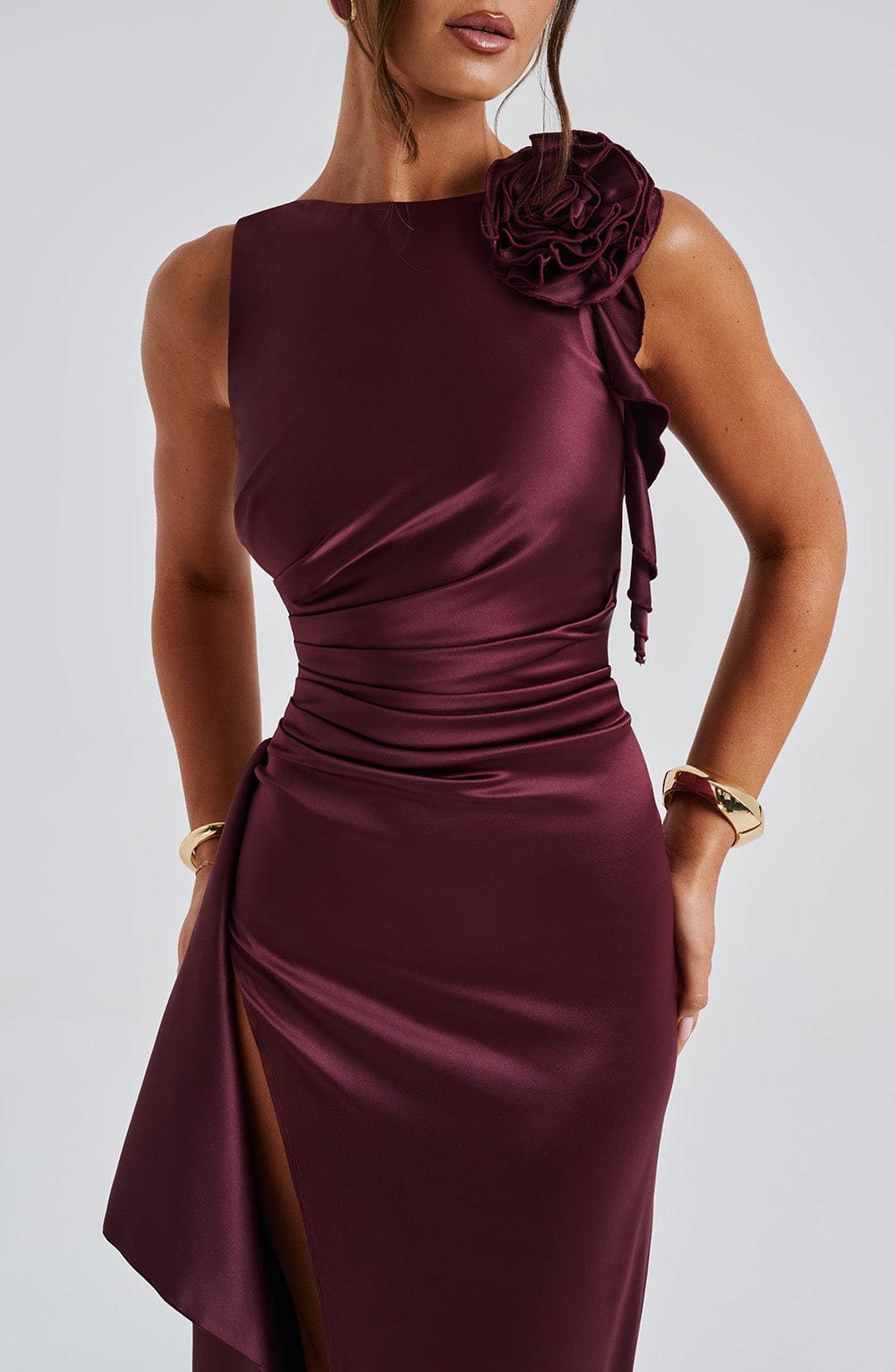 Vestido Maxi con Brillo Claudia