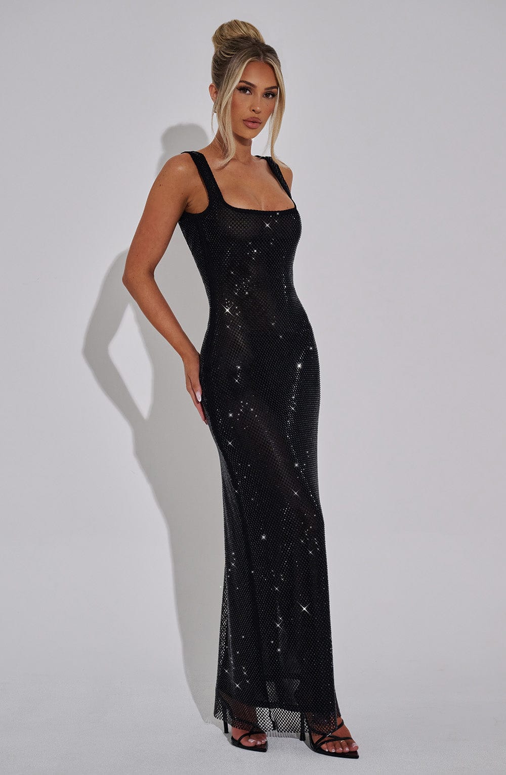Vestido Maxi con Brillo Valentina Marta