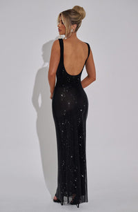 Vestido Maxi con Brillo Valentina Marta