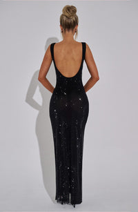 Vestido Maxi con Brillo Valentina Marta