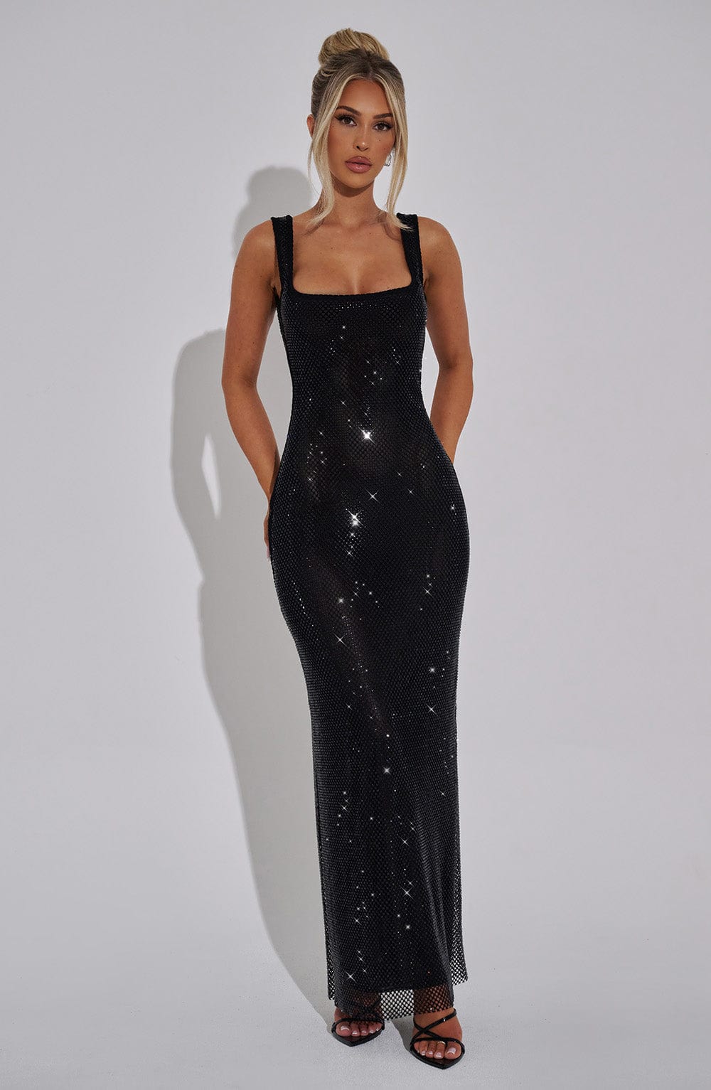 Vestido Maxi con Brillo Valentina Marta