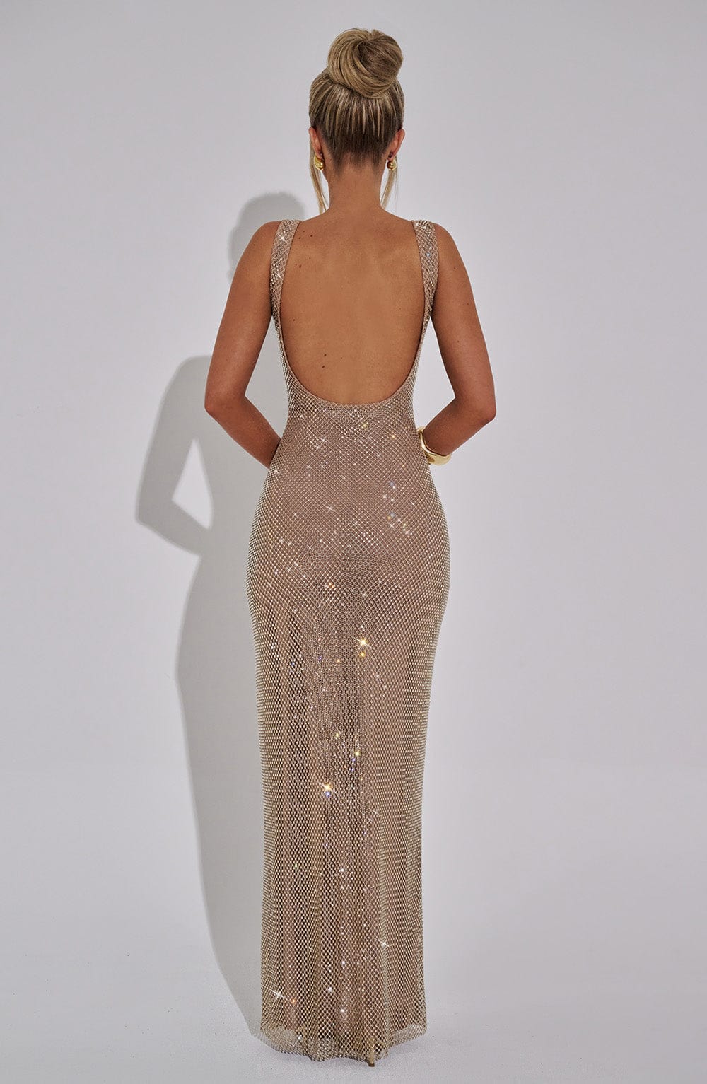 Vestido Maxi con Brillo Valentina Marta