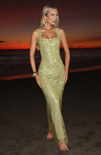 Vestido Maxi con Brillo Valentina Marta