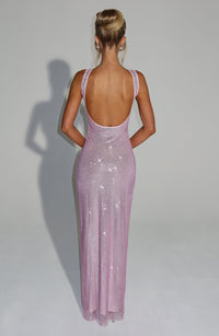 Vestido Maxi con Brillo Valentina Irene