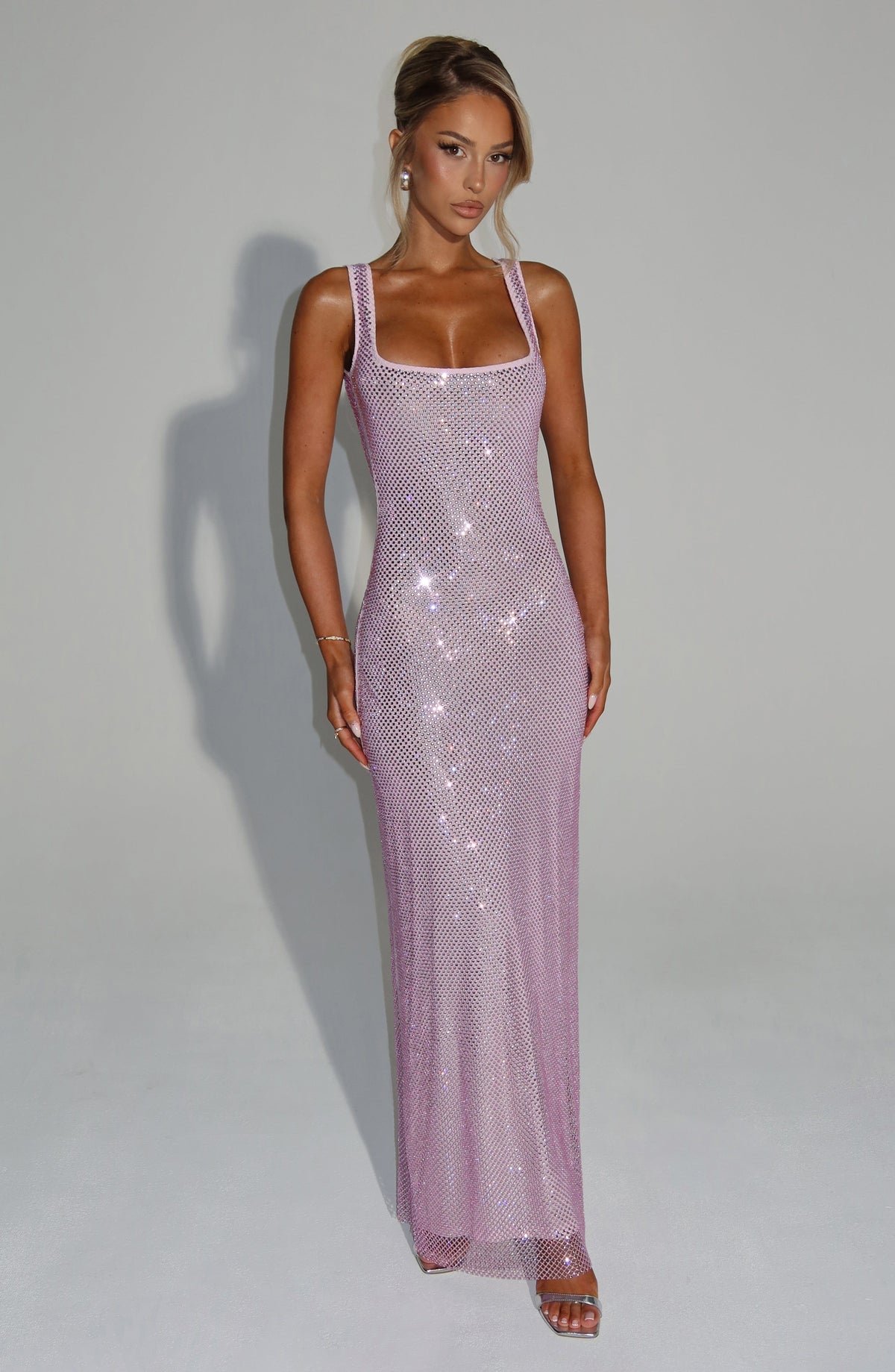 Vestido Maxi con Brillo Valentina Irene