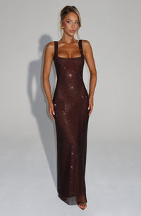 Vestido Maxi con Brillo Valentina Marta