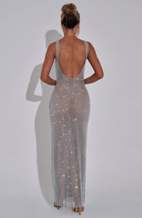 Vestido Maxi con Brillo Valentina Marta