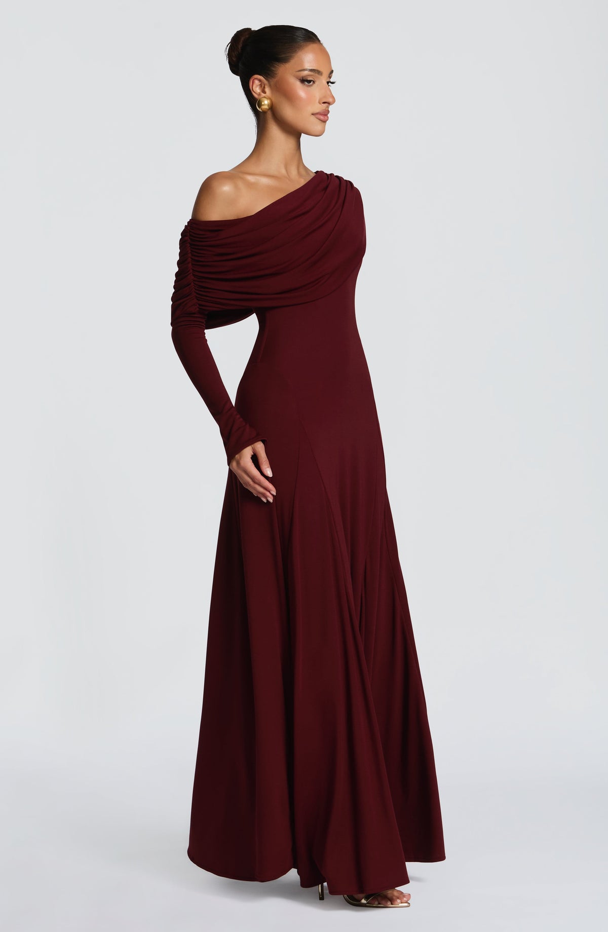Vestido Maxi Asimétrico Marina Ivana