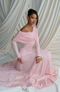 Vestido Maxi Asimétrico Marina Lucia