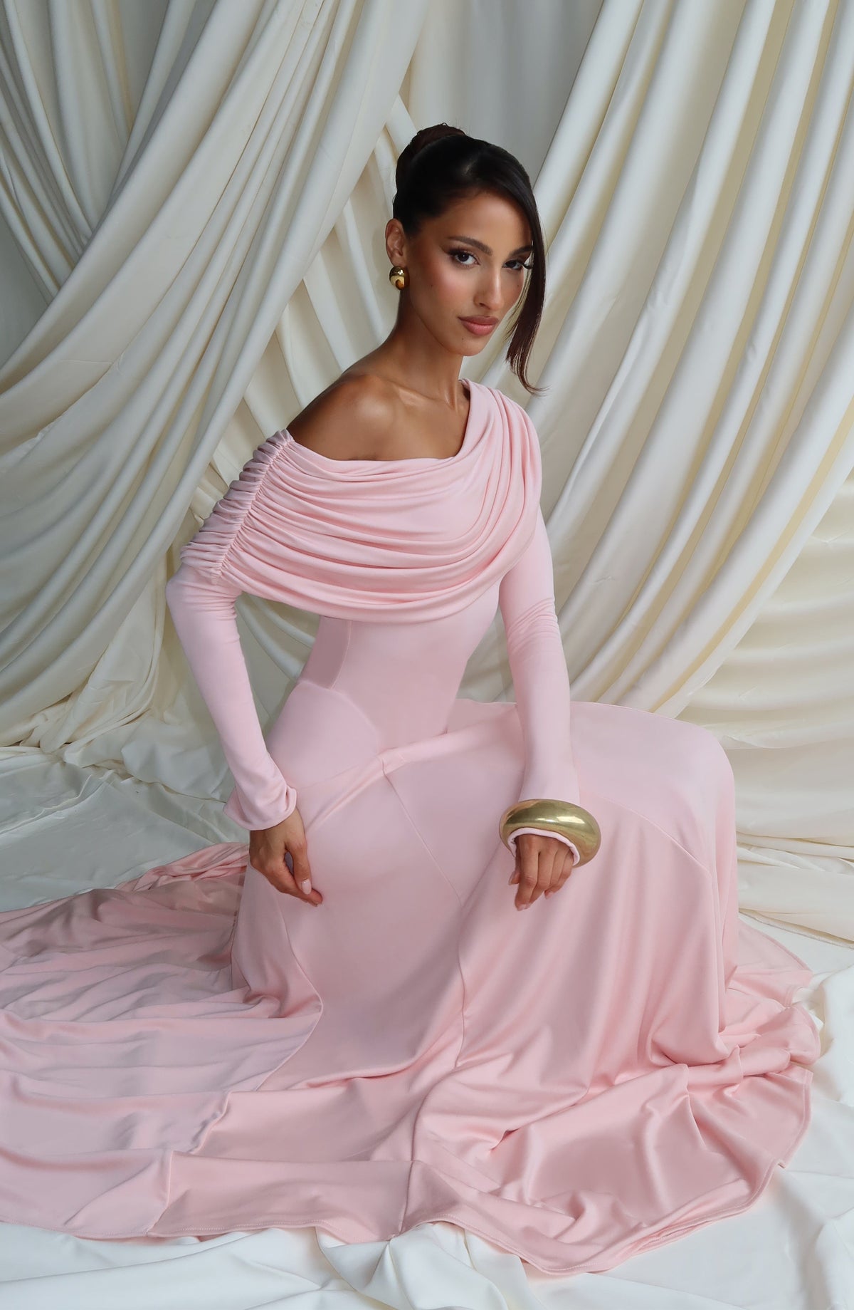 Vestido Maxi Asimétrico Marina Ivana