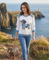 Sudadera Gráfica sin Capucha Estampado Perro