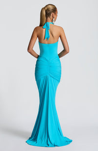 Vestido Maxi Halter Teresa Esperanza