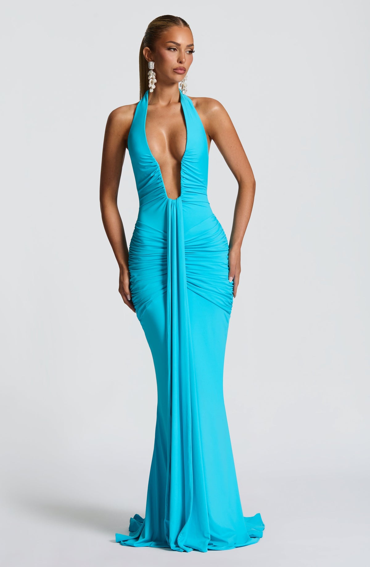 Vestido Maxi Halter Teresa Esperanza