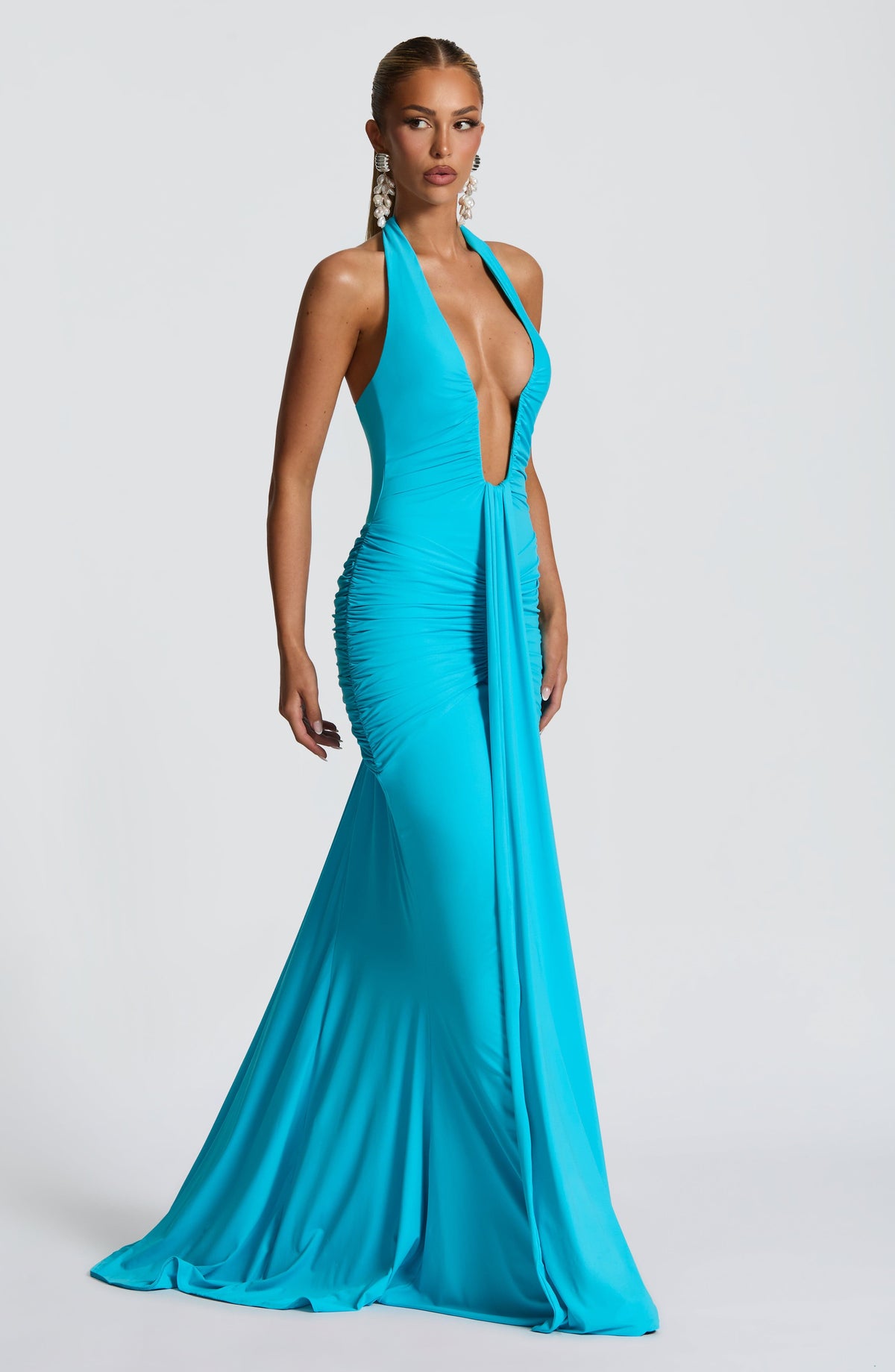 Vestido Maxi Halter Teresa Esperanza