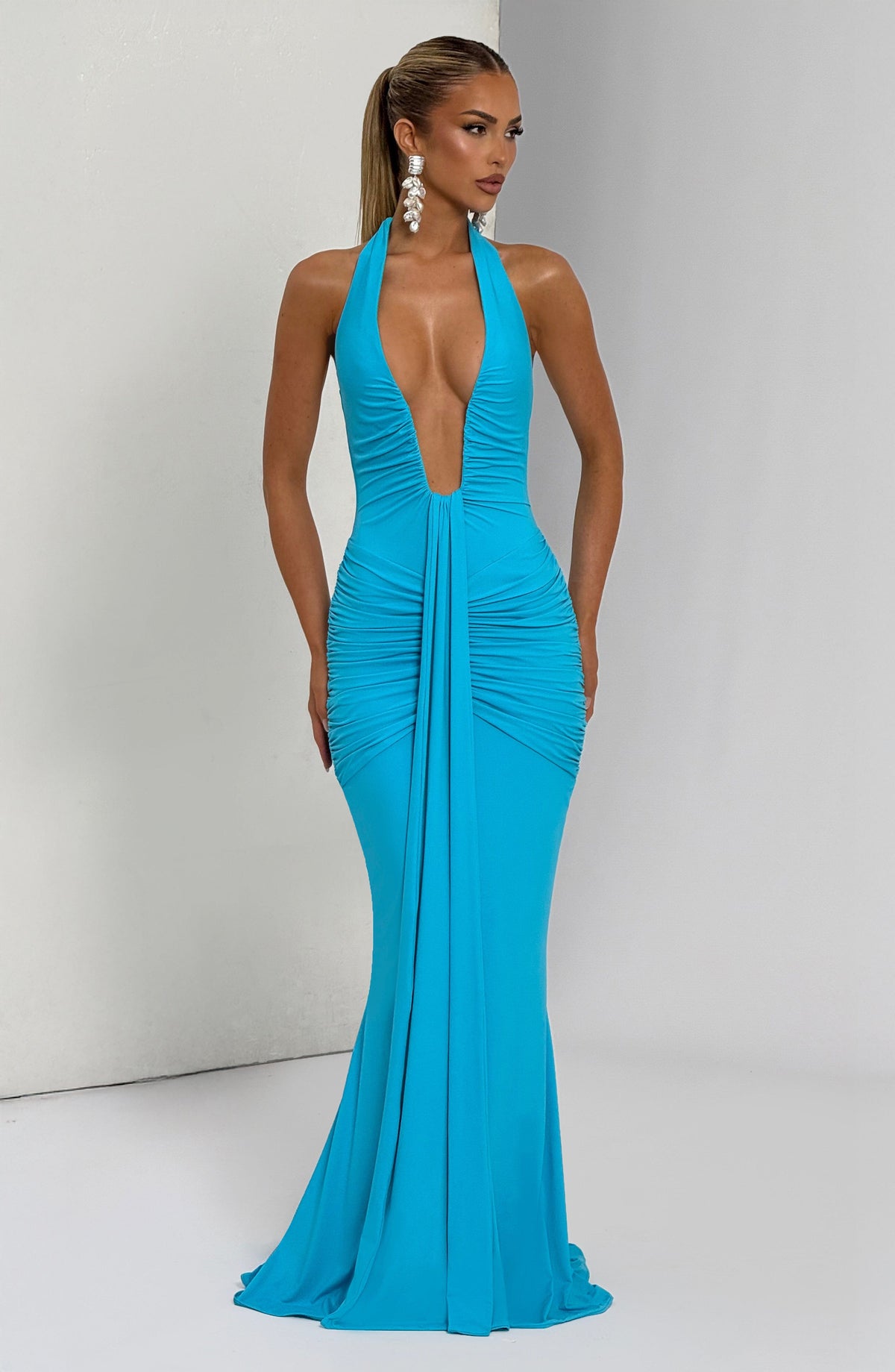 Vestido Maxi Halter Teresa Esperanza