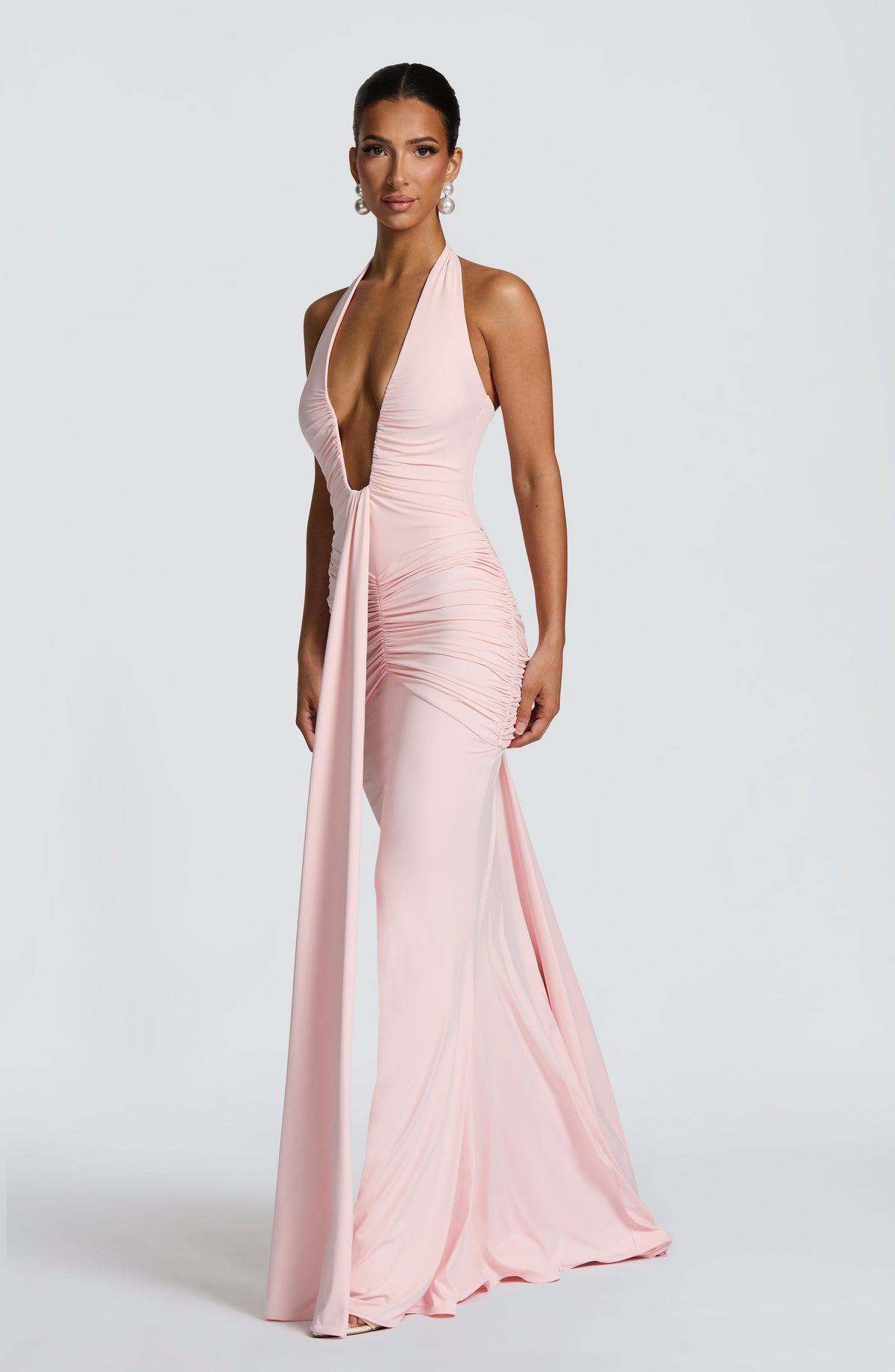 Vestido Maxi Halter Teresa Raquel
