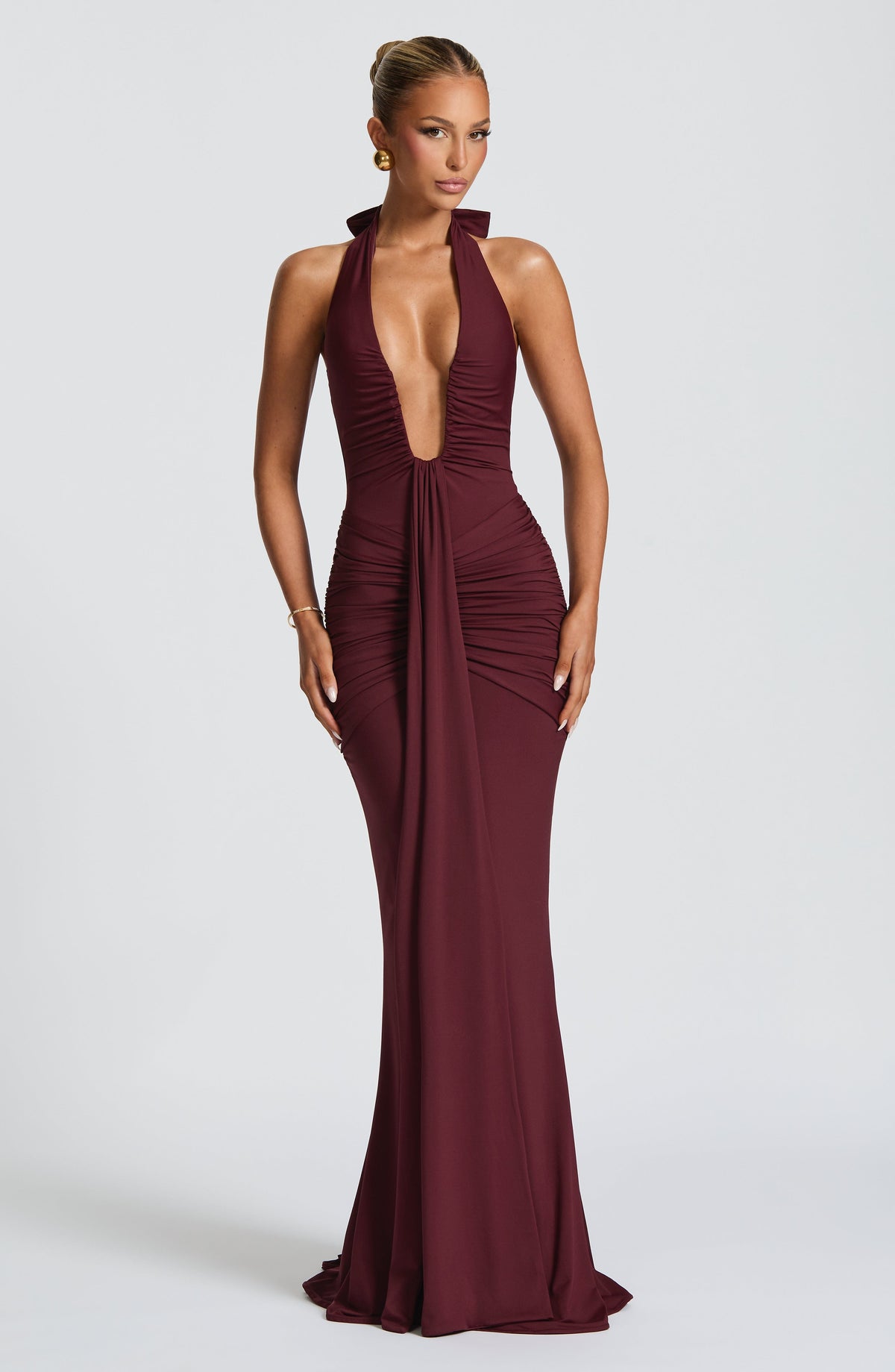 Vestido Maxi Halter Teresa Aurora
