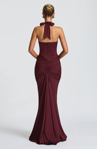 Vestido Maxi Halter Teresa Aurora