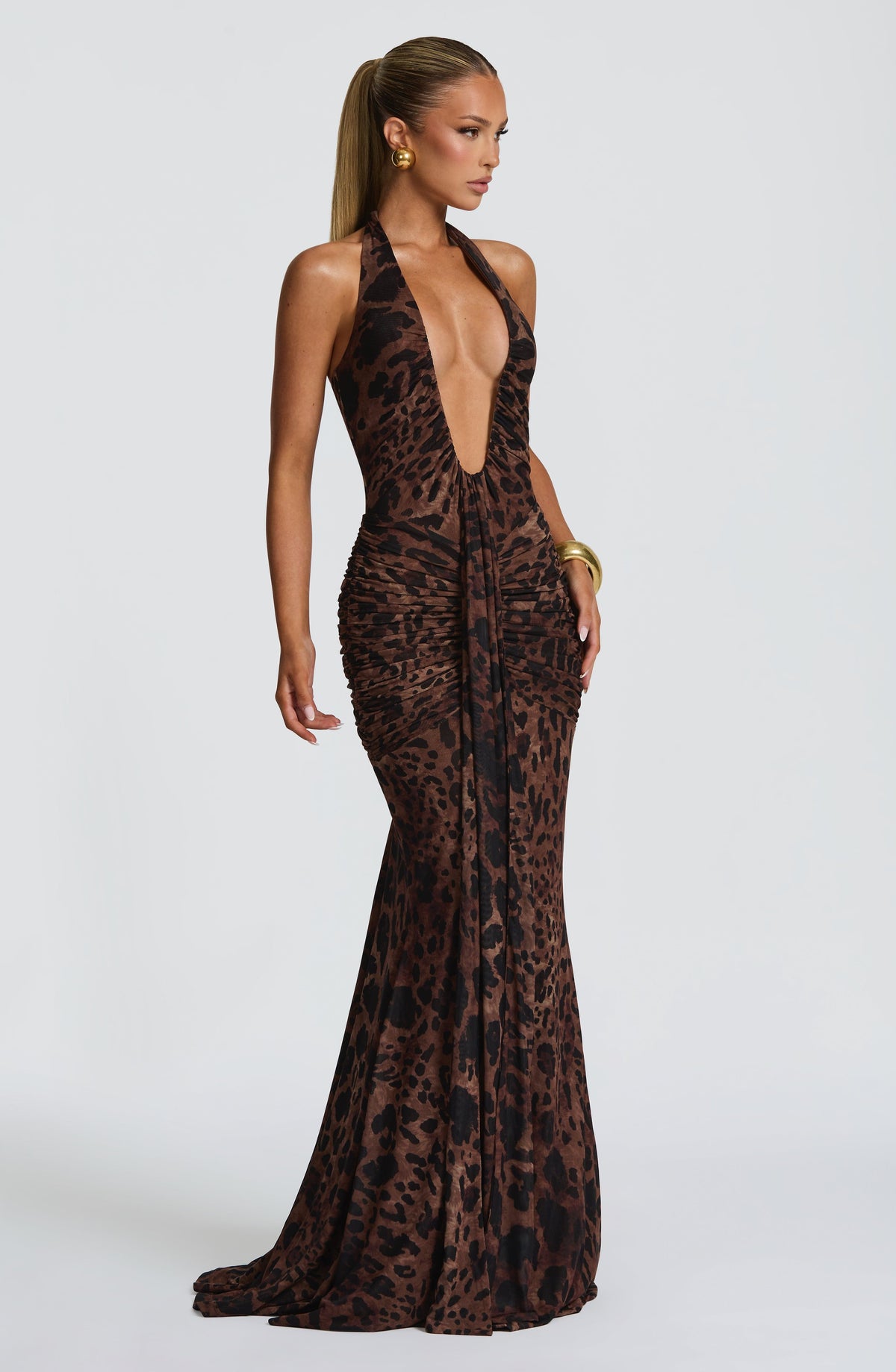 Vestido Maxi Halter Abril