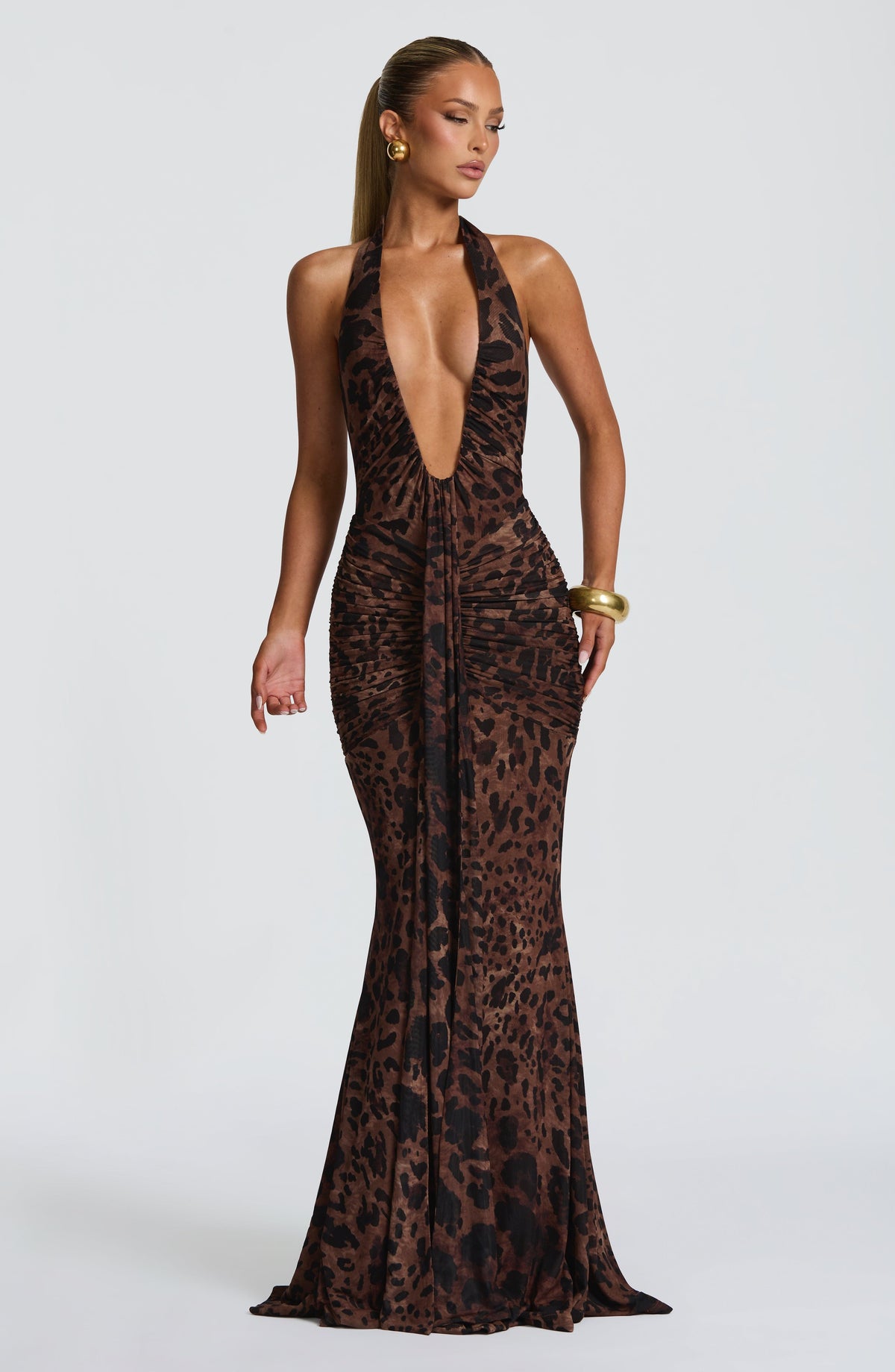 Vestido Maxi Halter Abril