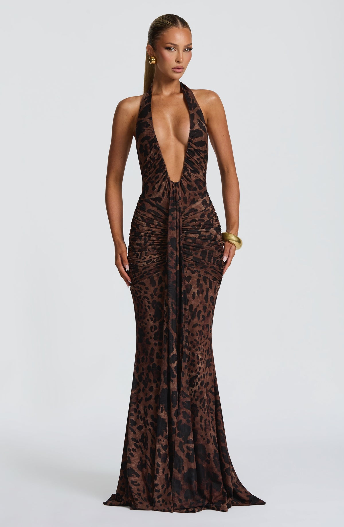 Vestido Maxi Halter Abril