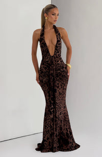 Vestido Maxi Halter Abril