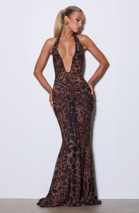 Vestido Maxi Halter Abril