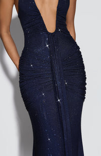 Vestido Maxi con Brillo Tania