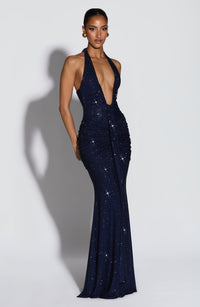 Vestido Maxi con Brillo Tania