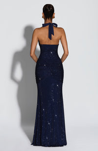 Vestido Maxi con Brillo Tania