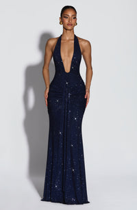 Vestido Maxi con Brillo Tania