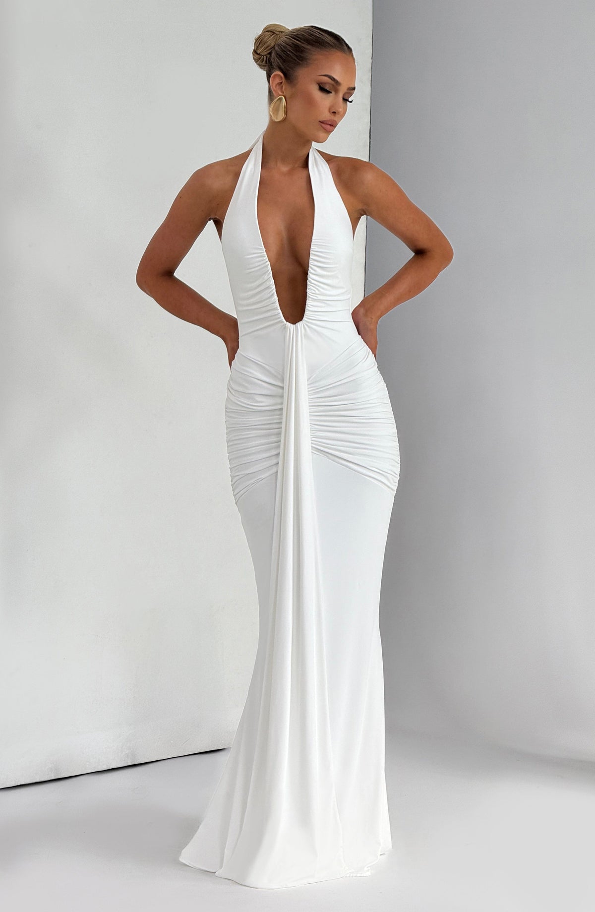 Vestido Maxi Halter Teresa Esperanza