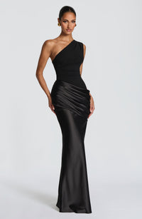 Vestido Maxi Asimétrico Flavia