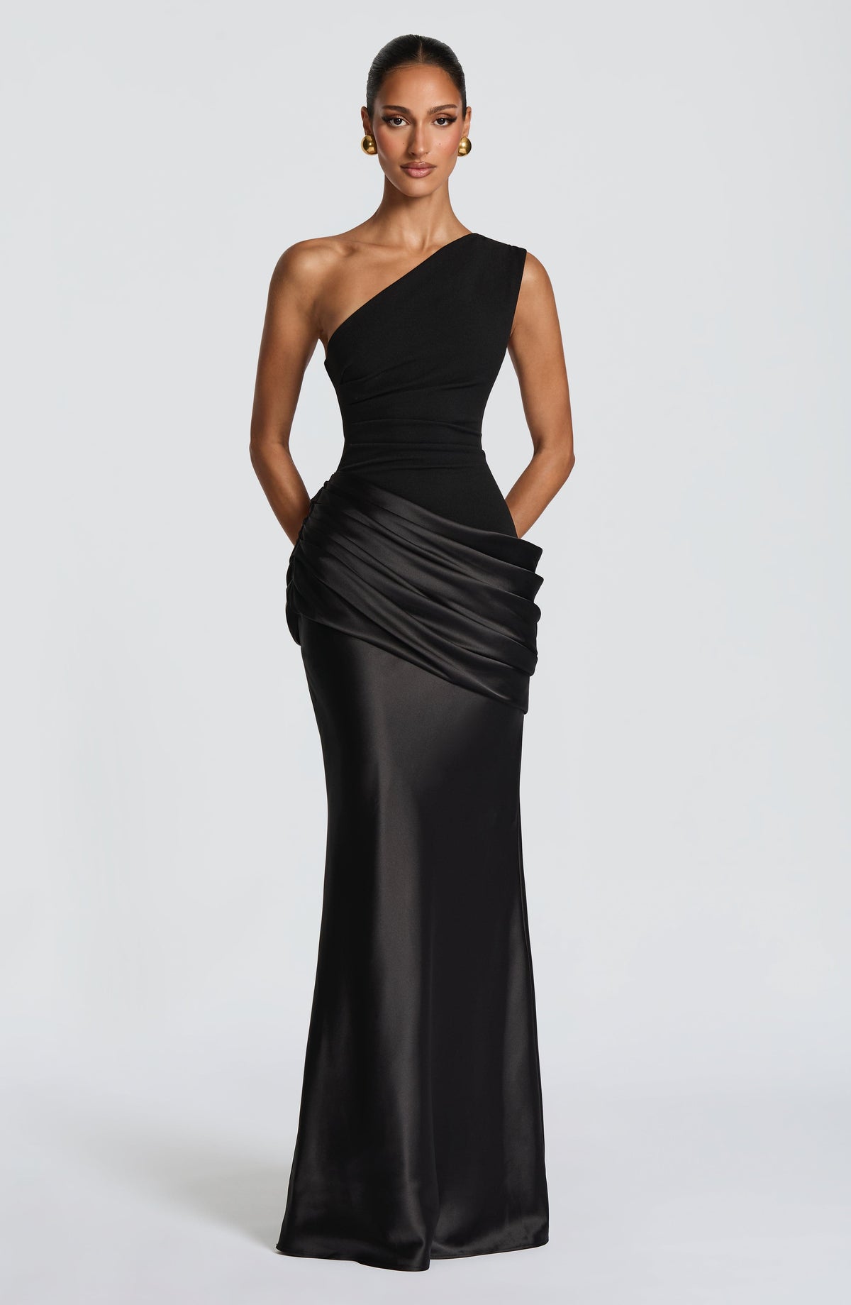Vestido Maxi Asimétrico Flavia