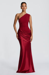 Vestido Maxi Asimétrico Flavia