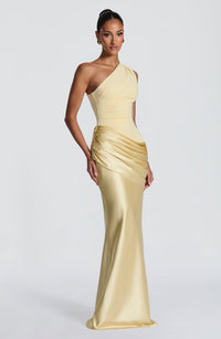 Vestido Maxi Asimétrico Flavia