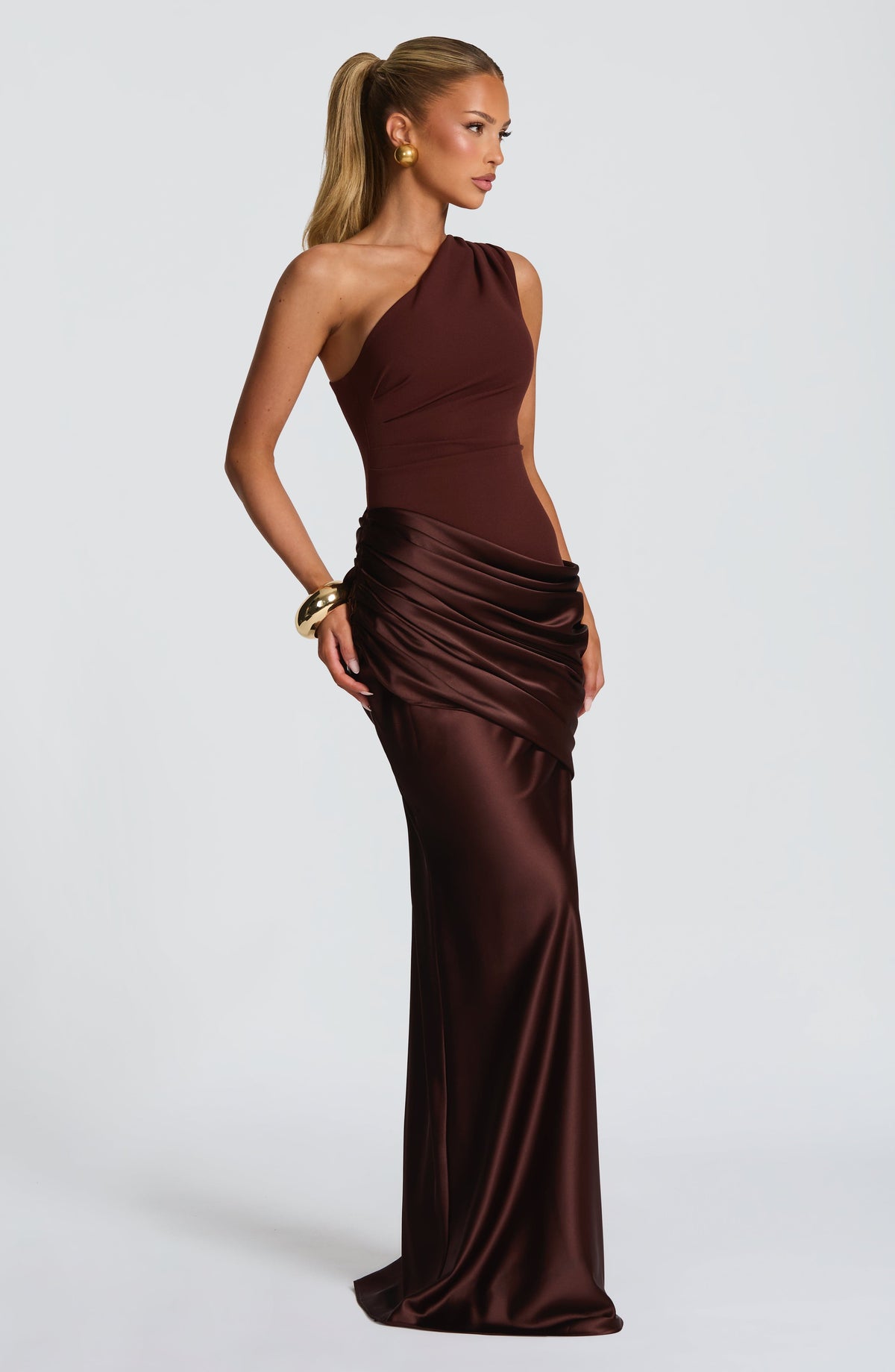 Vestido Maxi Asimétrico Ivana