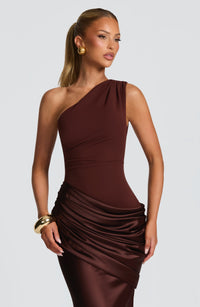 Vestido Maxi Asimétrico Flavia
