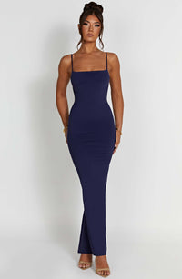Vestido Maxi de Espalda Descubierta Ines