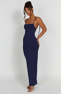 Vestido Maxi de Espalda Descubierta Ines