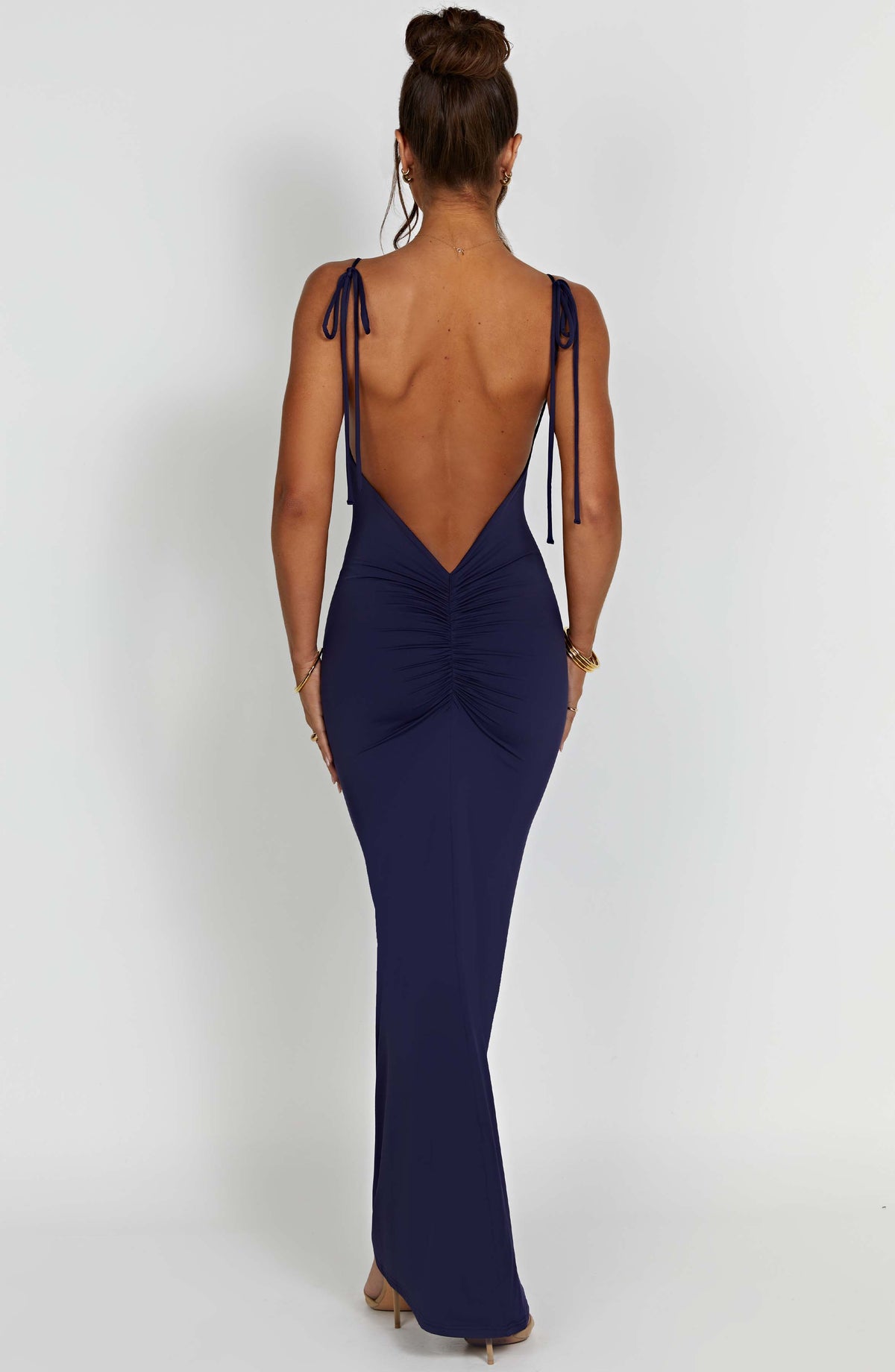 Vestido Maxi de Espalda Descubierta Ines