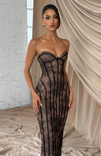 Vestido Maxi Corsé Luna Tania